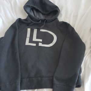LLD dark gray hoodie women's sz med